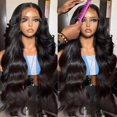32Inch Glueless Wigs  Hair Body Wave 13x6 HD Lace