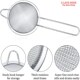 Steel Stainless Tea Strainers Food Cocktail Conical Strainer