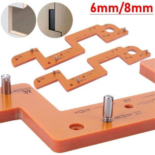 Invisible Embedded Handle Slotting Template For Wardrobe
