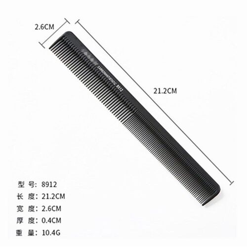 Hair Salon Set Barber Comb Black Cutting Comb for Men and Wo