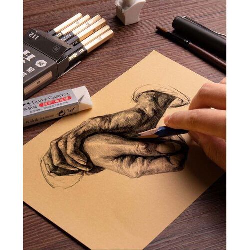 80 sheets A4/B5/A5 Vintage Kraft paper Writing Letter Statio