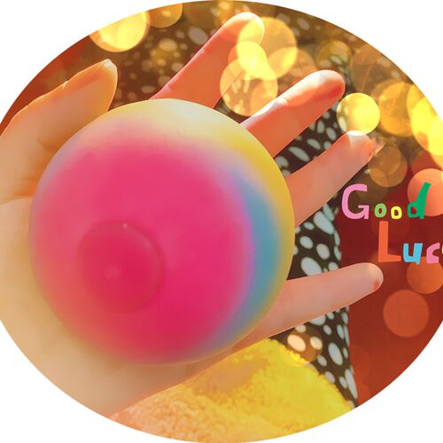 Stress Colorful Flour Ball Squishy Fidget Toy解压七彩虹玩具