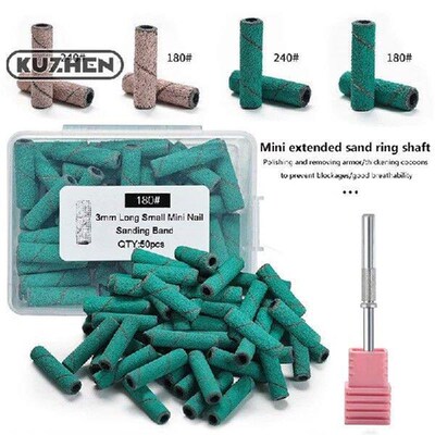 Sanding Cap Bands Electric Manicure Machine Nail Drill Bits