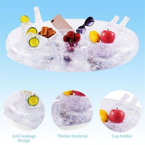 Inflatable Floating Drink Holder Beverage Holder PVC