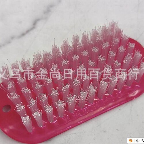 A versatile plastic brush for cleaning clothes and shoes, th