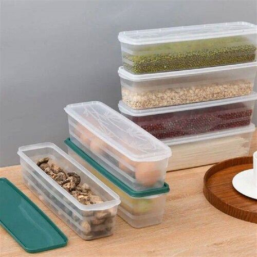 Plastic Noodles Storage Box Rectangular Large Capacity