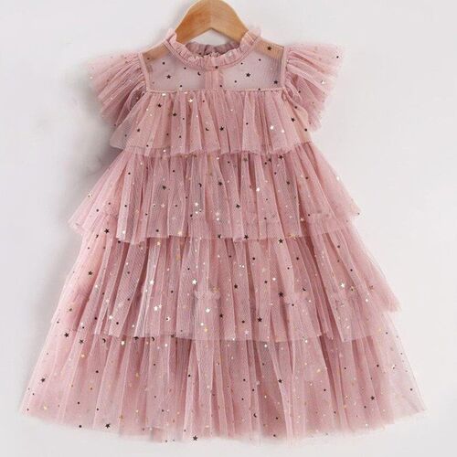 Summer Girl Cake Layers Princess Dress Kids Party Tutu Birth