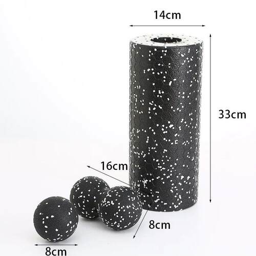 Yoga Column Yoga Roller Fitness Massage Ball Set Pilates Mus