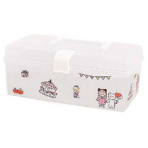 Long Simple Storage Box Portable Desktop Box Clear Plastic