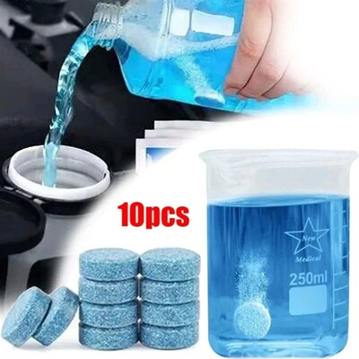 Car Windshield Washer Fluid Concentrated Tablets Solid Effer
