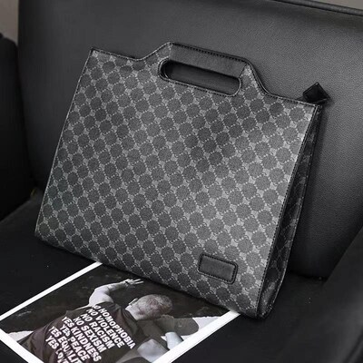 2023 Mens bag crazy horse leather briefcases Business Offic
