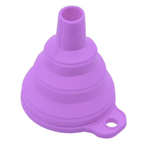 Foldable Funnel Silicone Collapsible Portable Funnels for Fu