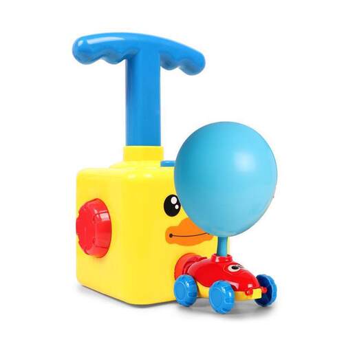 Educational Childrens Air Powered Balloon Car Cartoon Flyin