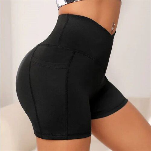 Peach High-waisted Butt-lifting Three-point Pants for Women
