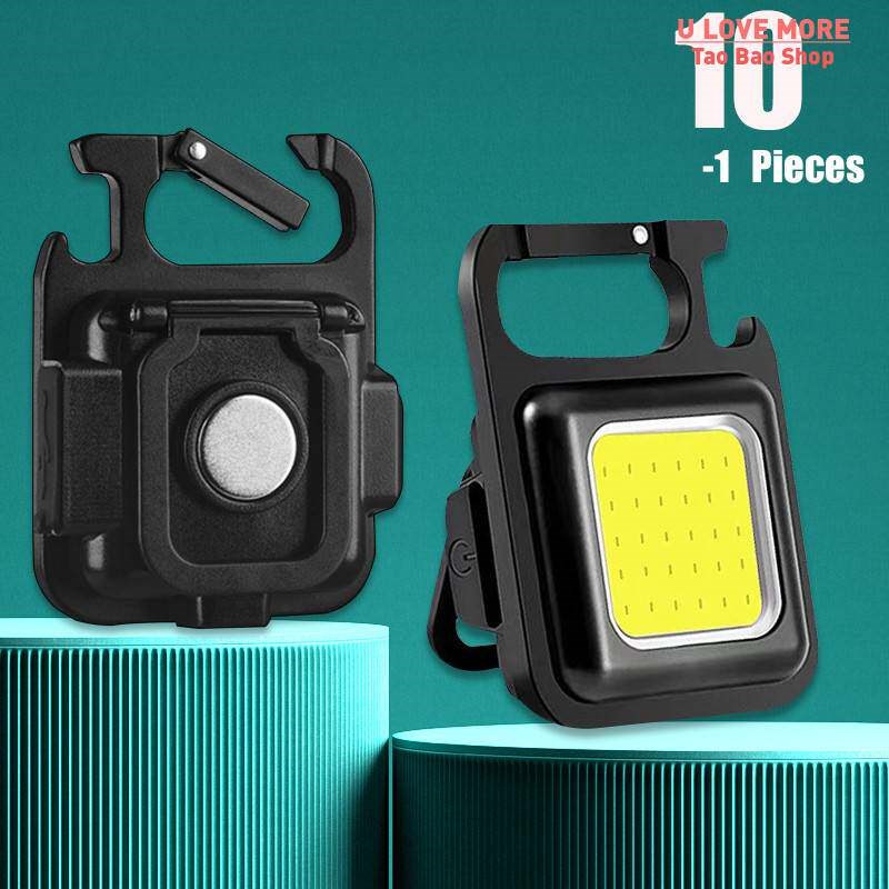 Mini LED Flashlight Keychain Light Multifunctional Portable图片