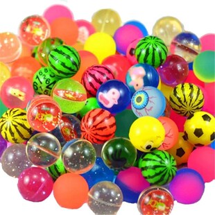 20PCS/lot Rubber 25mm Mini Bouncy Balls Funny Toys High Boun