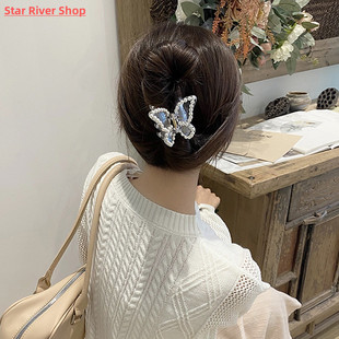 Transparent 2022 Small Claws Hairpin Hair Summer Butterfly