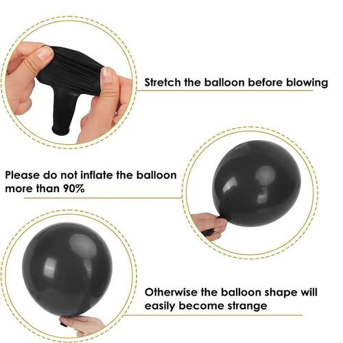 20 Pcs 12 Inch Latex Confetti Balloons Kit With Ribbons for