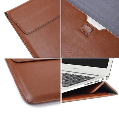 PU Leather with Stand Laptop Notebook ver Case Sleeve Bag Fo