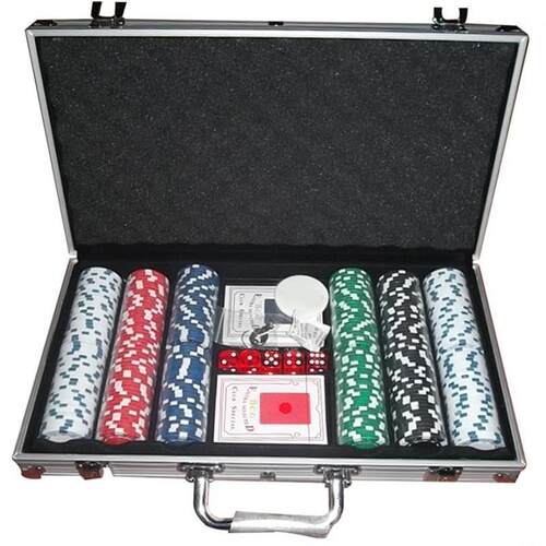 Texas Holdem Poker Aluminum Case Set  Chips Set Chips