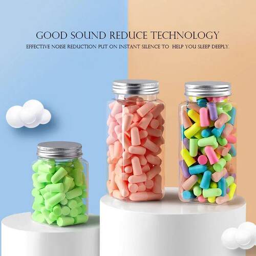 Mute Rebound Sleeping Earplugs Soundproof Ear Plugs Anti Sno