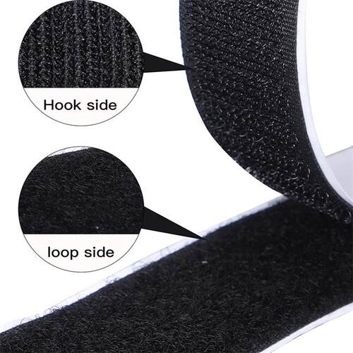 1Meter Strong Self Adhesive Hook and Loop Fastener Tape Nylo