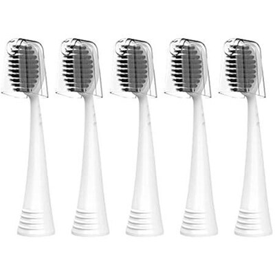 Replacement Toothbrush Heads with Covers for Burst (5 Cou