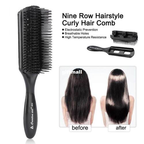 Hairstyle Comb Hairdressing Comb Nine Row Curly Hairstyle Ma