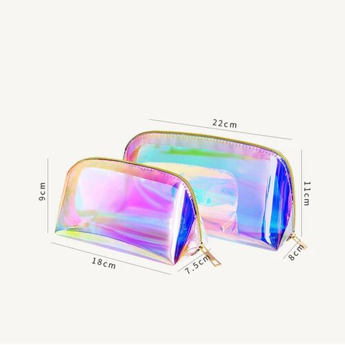 FUDEAM PVC Women Travel Transparent Storage Bag Toiletries O