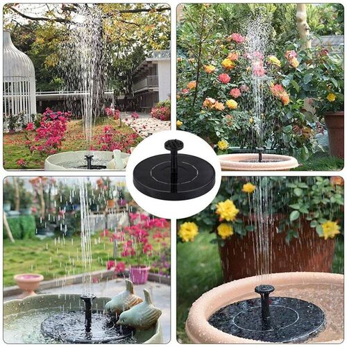 Solar Water Fountain - Mini Solar-Powered, Pool/Pond Waterfa