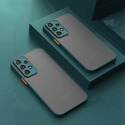 Armor Shockproof Matte Case For  Galaxy A72 A04 A52 A42 A32