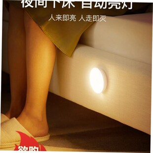 LED Night Light PIR Rechargeable Sensor USB Lamp Motion