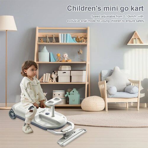 Kids Clean Car Toddler Ride on Toys Variable Speed Wiggle Ca