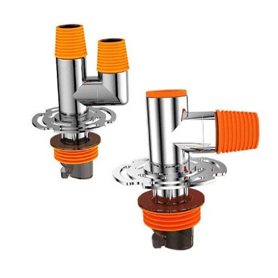 Washing Machine Floor Drain with Pipe Connector Stainless