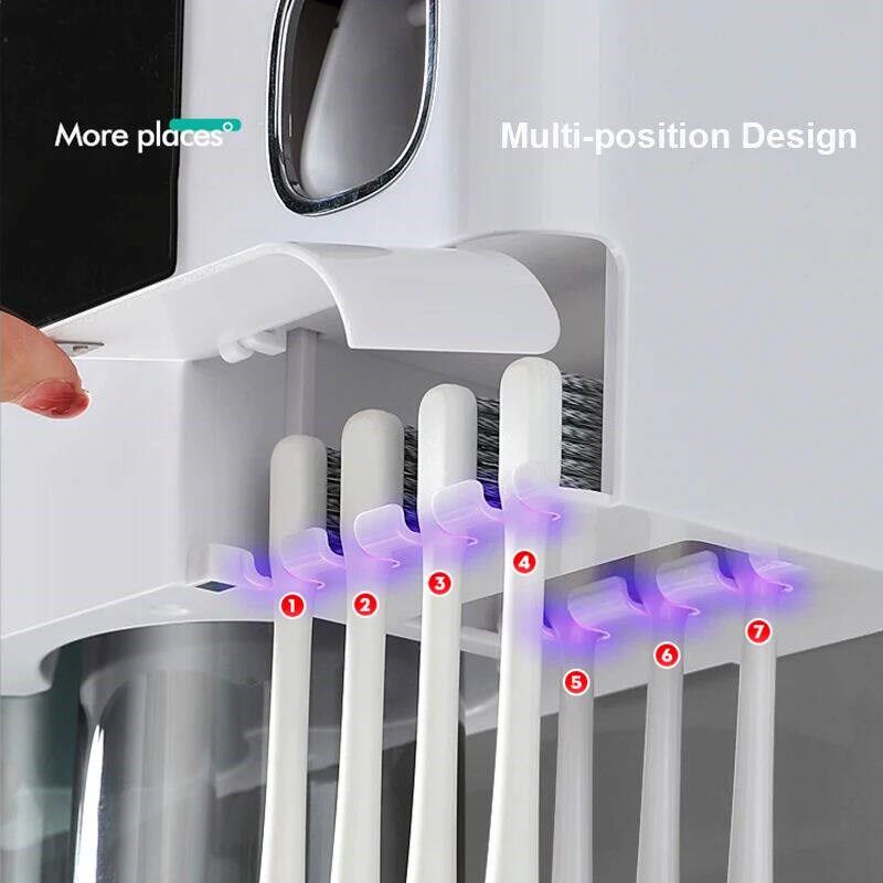 Bathroom Accessories Set Magnetic Adsorption Inverted Toothb