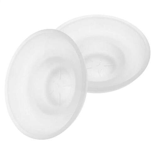 2 Pcs Glass Soap Dish Draining Self Tray Oil Melt Round