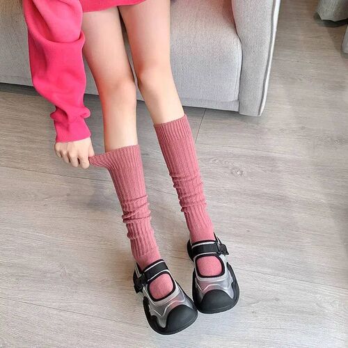 Women Long Socks Women Boot Solid Thigh Stocking Skinny Casu