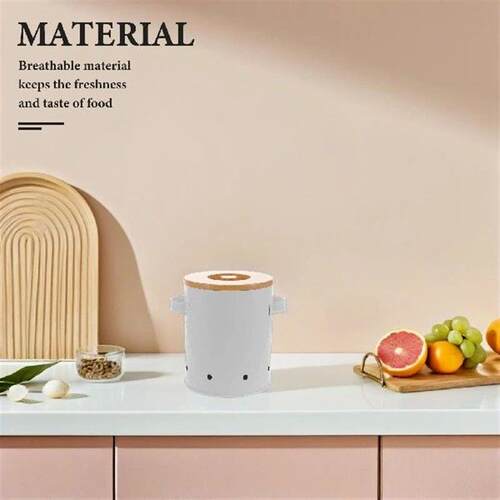 Vegetable Storage Bucket Food Canisters Onion Garlic Potato
