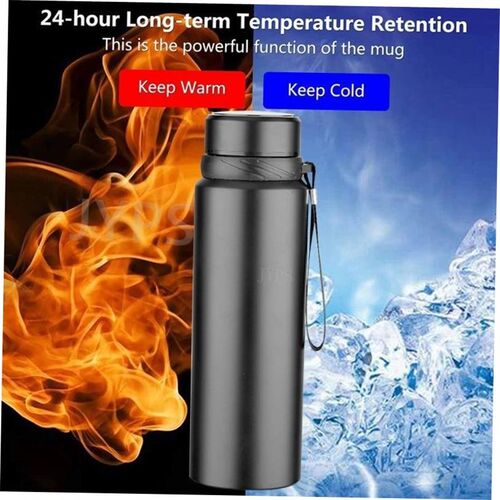 1L Thermal Water Bottle Keep Cold and Hot Water Bottle for W