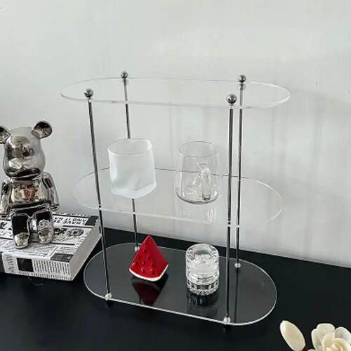 Ins Style Acrylic Multi-layer Storage Rack Decorative Shelve