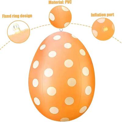 20 inch inflatable Easter egg decoration - the key to joyful