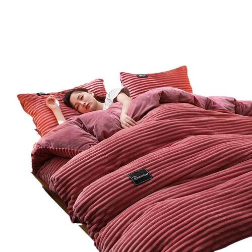 bed sheets quilt duvet set cotton cover beddings 4sets