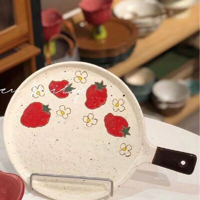 Nordic Style Matte Multi-colored Round Airline Dishes and