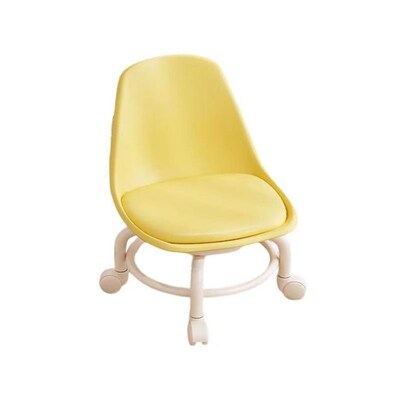 Low pulley stool with universal wheel stool lazy chair