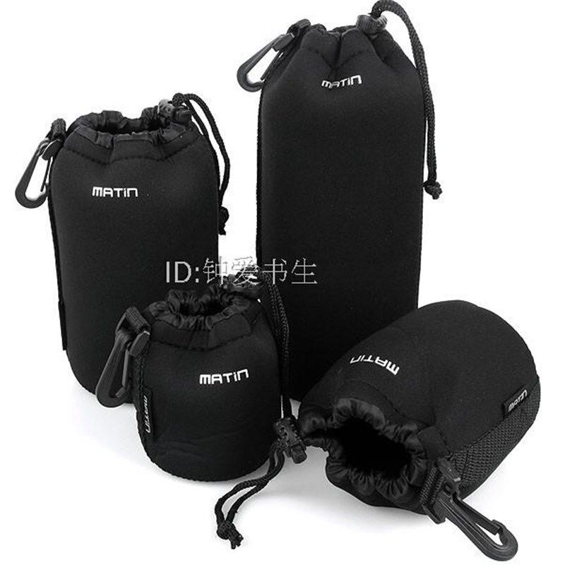 Neoprene Soft Protector Camera Lens Pouch bag case backpac - 实物图