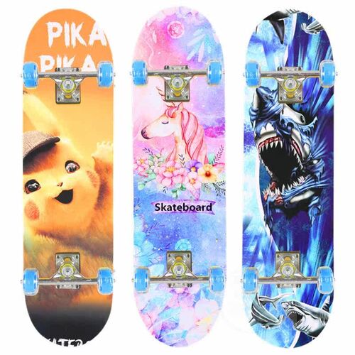 ~Begnner four wheel maple 3108 youth double warped scooter c
