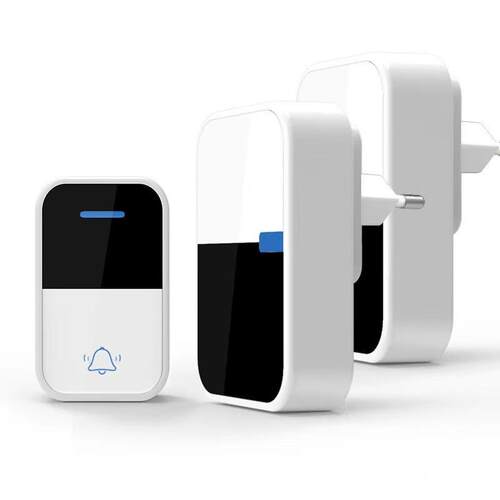cordless digital door bell remote control chime ring range 1