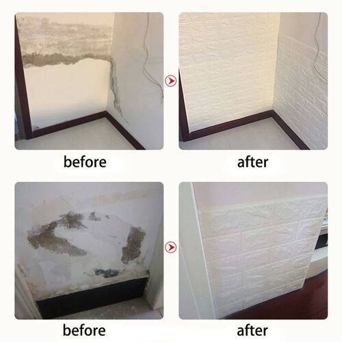 2m Roll 3D Wall er Imitation Brick Bedroom Home Decor Waterp