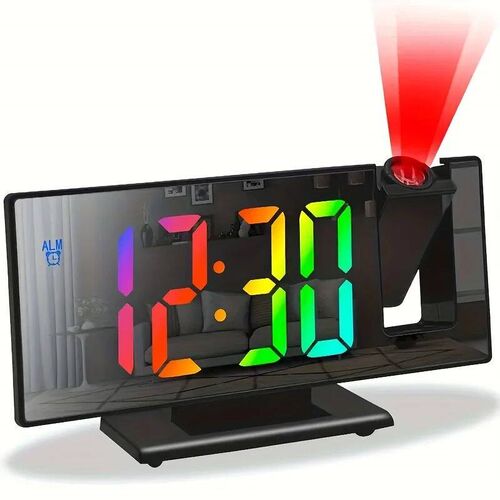 1PC Digital Alarm Clock with Projection ,support backward pr