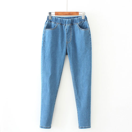 High Waist Vintage Skinny Jeans Women Large Size S-6XL Stret